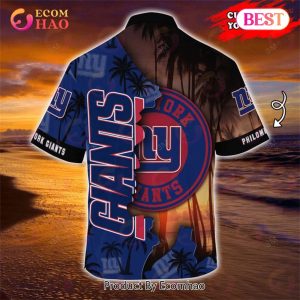 SALE NFL New York Giants Hawaiian Shirt Customize Your Name