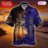 SALE NFL Baltimore Ravens Button Up Shirt Short Sleeve Big Logo SALE NFL Baltimore Ravens Button Up Shirt Short Sleeve Big Logo