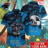 SALE NFL Carolina Panthers Hawaiian Shirt Palm Tree Pattern