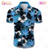 SALE NFL Carolina Panthers Hawaiian Shirt Fireball Button Short Sleeve