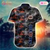 SALE NFL Chicago Bears Hawaiian Shirt Tropical Flower Short Sleeve
