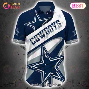 SALE NFL Dallas Cowboys Button Up Shirt Short Sleeve Big Logo