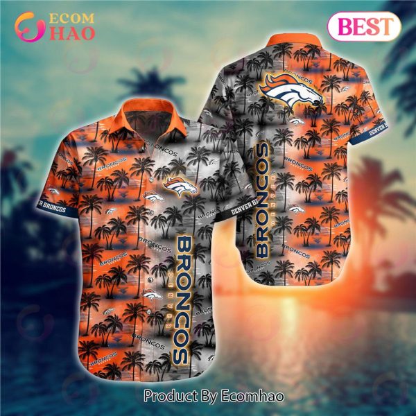 Denver Broncos NFL Tropical Pineapple Logo Hawaiian Shirt And