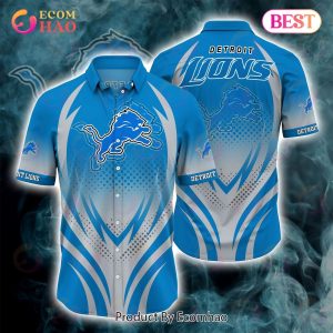 SALE NFL Detroit Lions Button Down Shirt 3D Print