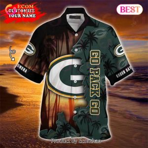 SALE NFL Green Bay Packers Hawaiian Shirt Customize Your Name