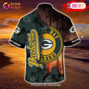 SALE NFL Green Bay Packers Hawaiian Shirt Customize Your Name