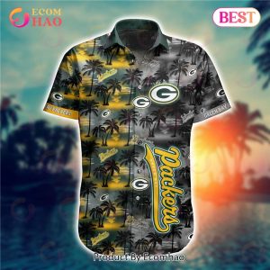 Fanmade Green Bay Packers Palm Tree Football Hawaiian Shirt Aloha