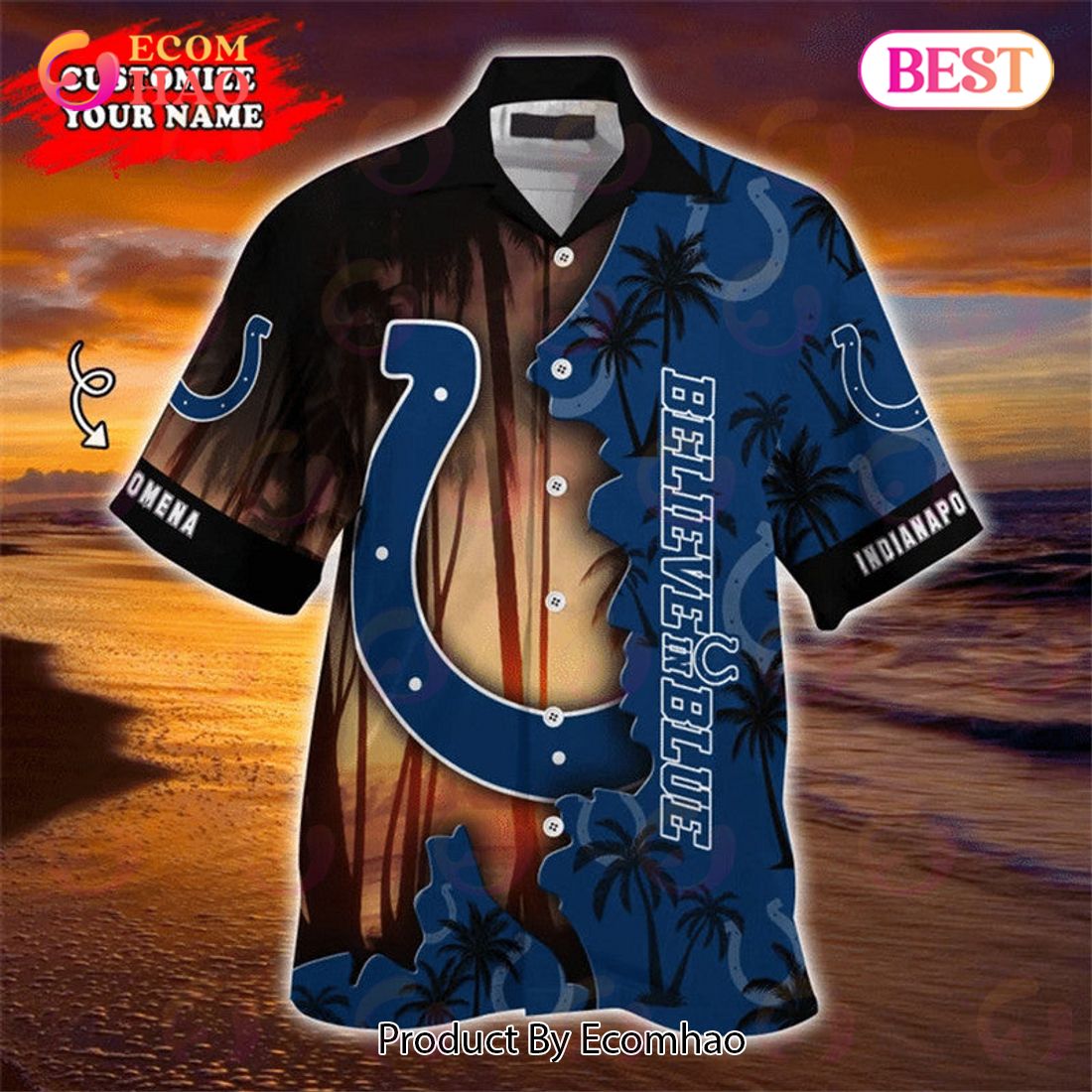 SALE NFL Hawaiian Shirt Men Philadelphia Eagles Shirt Flower Short Sleeve