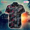SALE NFL Houston Texans Hawaiian Shirt Tropical Flower Short Sleeve
