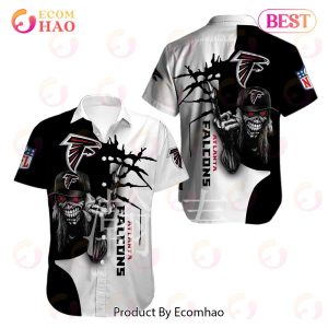 SALE NFL Iron Maiden Atlanta Falcons Hawaiian Shirt Button Up