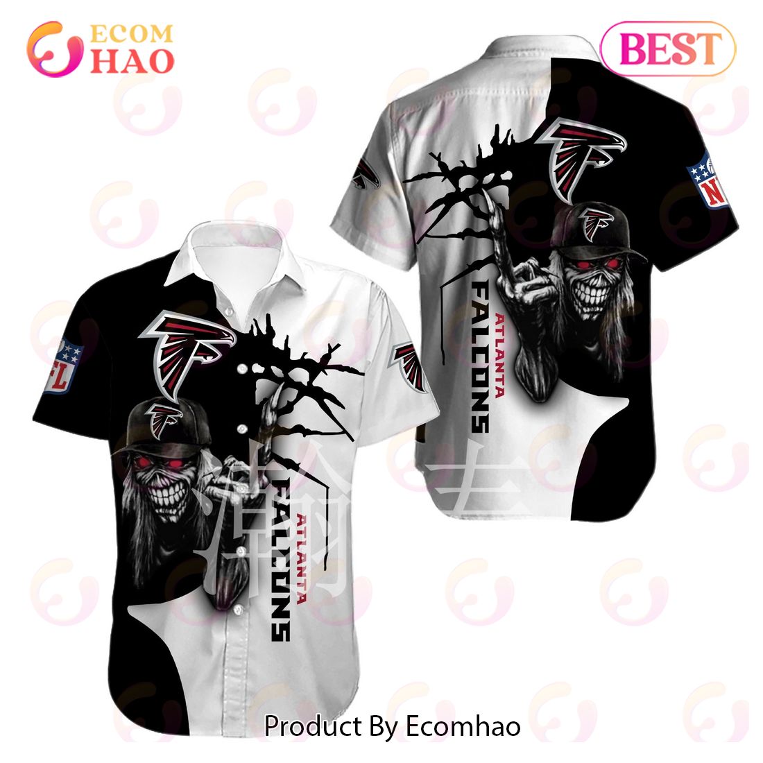 SALE NFL Iron Maiden Buffalo Bills Hawaiian Shirt Button Up