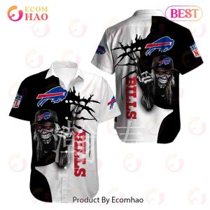 SALE NFL Iron Maiden Buffalo Bills Hawaiian Shirt Button Up