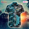 SALE NFL Jacksonville Jaguars Hawaiian Shirt Tropical Flower Short Sleeve