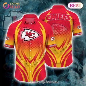 SALE NFL Kansas City Chiefs Button Down Shirt 3D Print