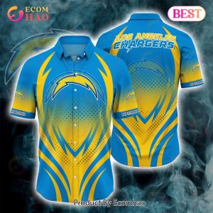 SALE NFL Los Angeles Chargers Button Down Shirt 3D Print