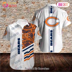 SALE NFL Men’s Chicago Bears Hawaiian Shirt Button Up