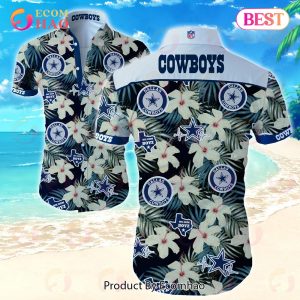 SALE NFL Men’s Dallas Cowboys Button Up Hawaiian Shirt