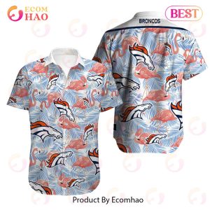SALE NFL Men’s Denver Broncos Hawaiian Shirt Tropical