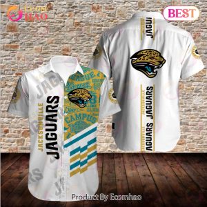 SALE NFL Men’s Jacksonville Jaguars Hawaiian Shirt Button Up