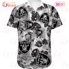 SALE NFL Men’s Las Vegas Raiders Hawaiian Shirt Button Up