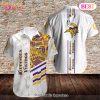 SALE NFL Men’s Minnesota Vikings Hawaiian Shirt Fireball Button Short Sleeve