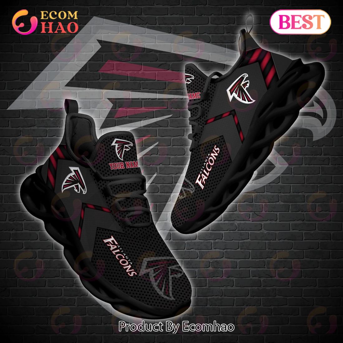 NFL Atlanta Falcons Clunky Sneakers Custom Your Name Gifts For Fan