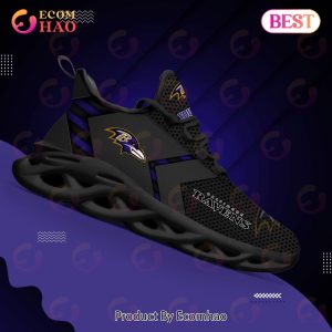 NFL Baltimore Ravens Clunky Sneakers Custom Your Name Gifts For Fan