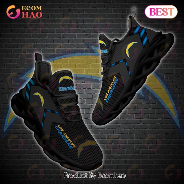 NFL Los Angeles Chargers Clunky Sneakers Custom Your Name Gifts For Fan