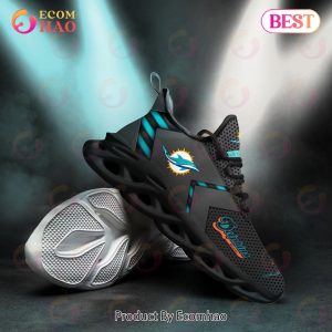 NFL Miami Dolphins Clunky Sneakers Custom Your Name Gifts For Fan
