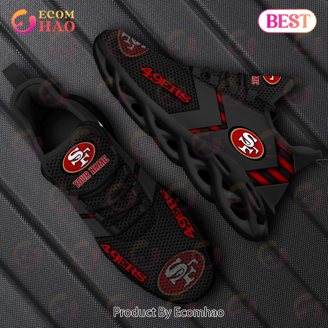 NFL San Francisco 49ers Clunky Sneakers Custom Your Name Gifts For Fan