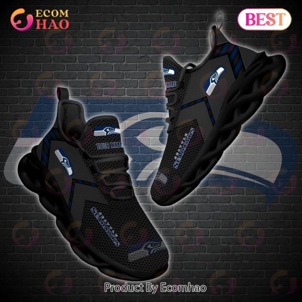 NFL Seattle Seahawks Clunky Sneakers Custom Your Name Gifts For Fan