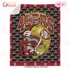 Super Bowl Champions Kansas City Chiefs Yoda Quilt, Fleece Blanket, Sherpa Fleece Blanket