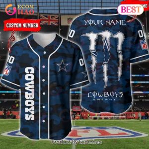 NFL Dallas Cowboys Baseball Jersey Camo Shirt Perfect Gift