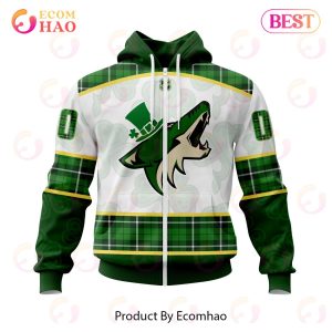 Personalized NHL Arizona Coyotes St.Patrick Days Concepts 3D Hoodie