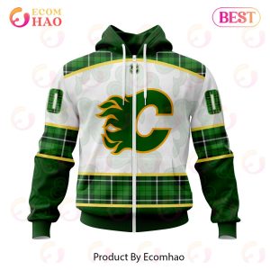 Personalized NHL Calgary Flames St.Patrick Days Concepts 3D Hoodie