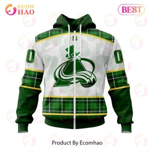 Personalized NHL Colorado Avalanche St.Patrick Days Concepts 3D Hoodie