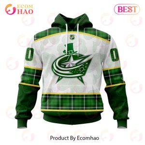 Personalized NHL Columbus Blue Jackets St.Patrick Days Concepts 3D Hoodie