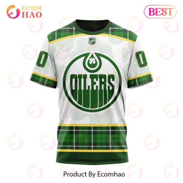 Personalized NHL Edmonton Oilers St.Patrick Days Concepts 3D Hoodie