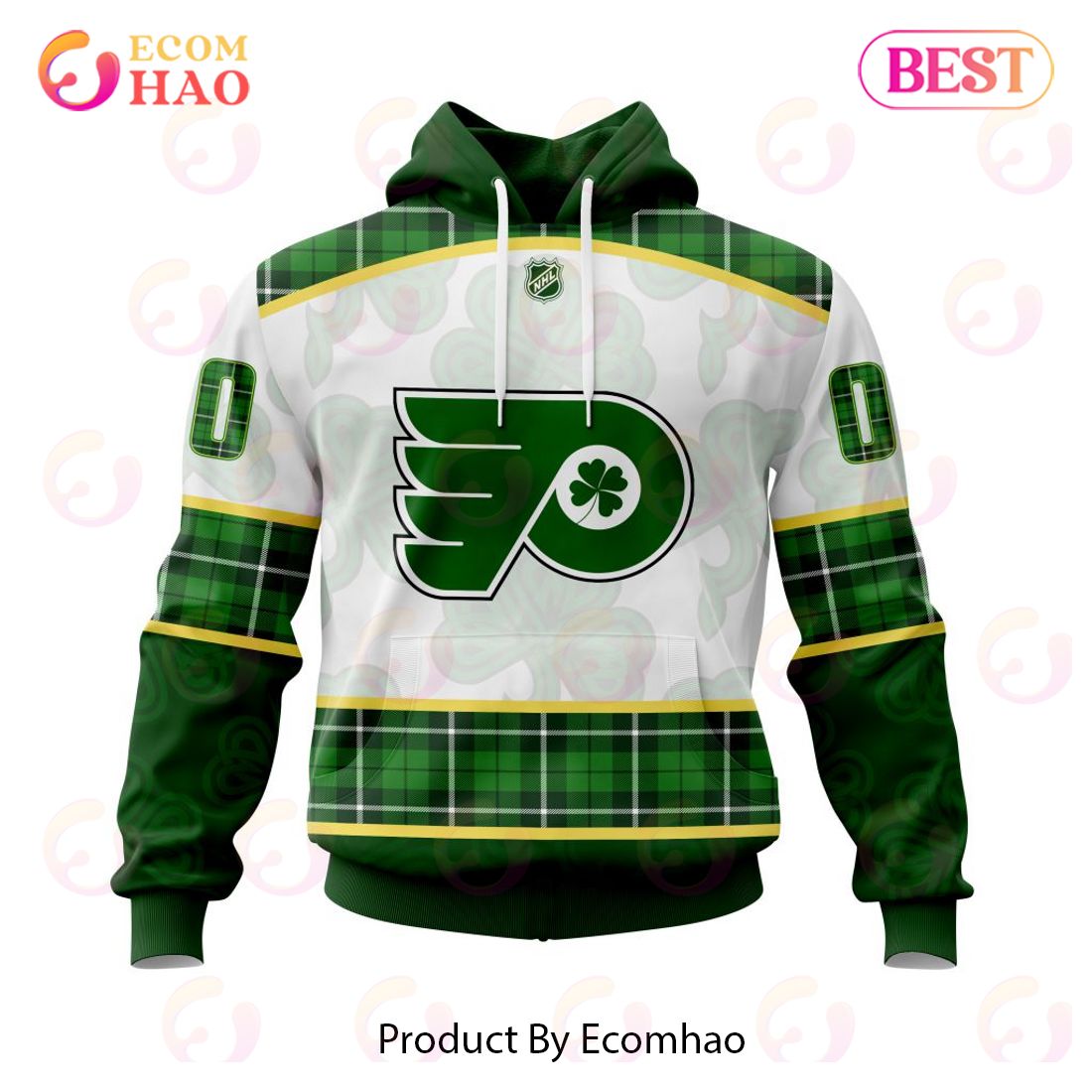 Personalized NHL Philadelphia Flyers St.Patrick Days Concepts 3D Hoodie