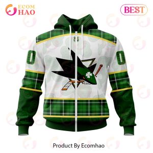 Personalized NHL San Jose Sharks St.Patrick Days Concepts 3D Hoodie