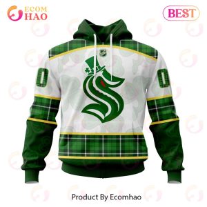 Personalized NHL Seattle Kraken St.Patrick Days Concepts 3D Hoodie