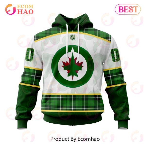 Personalized NHL Winnipeg Jets St.Patrick Days Concepts 3D Hoodie