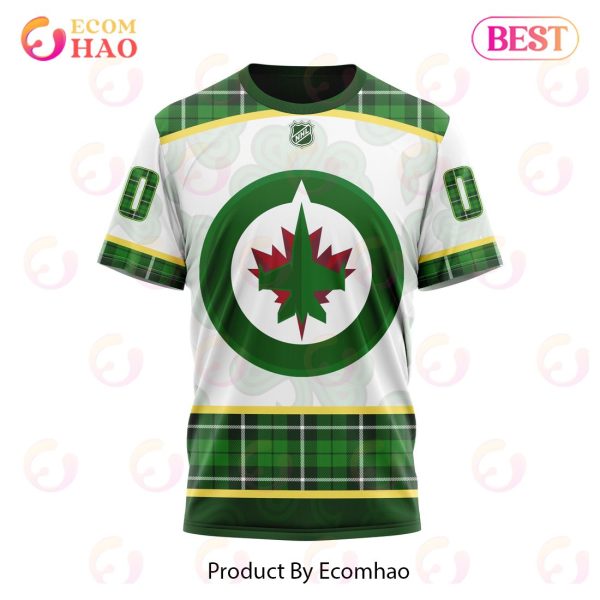 Personalized NHL Winnipeg Jets St.Patrick Days Concepts 3D Hoodie