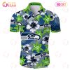 SALE NFL Seattle Seahawks Hawaiian Shirt Palm Trees Pattern