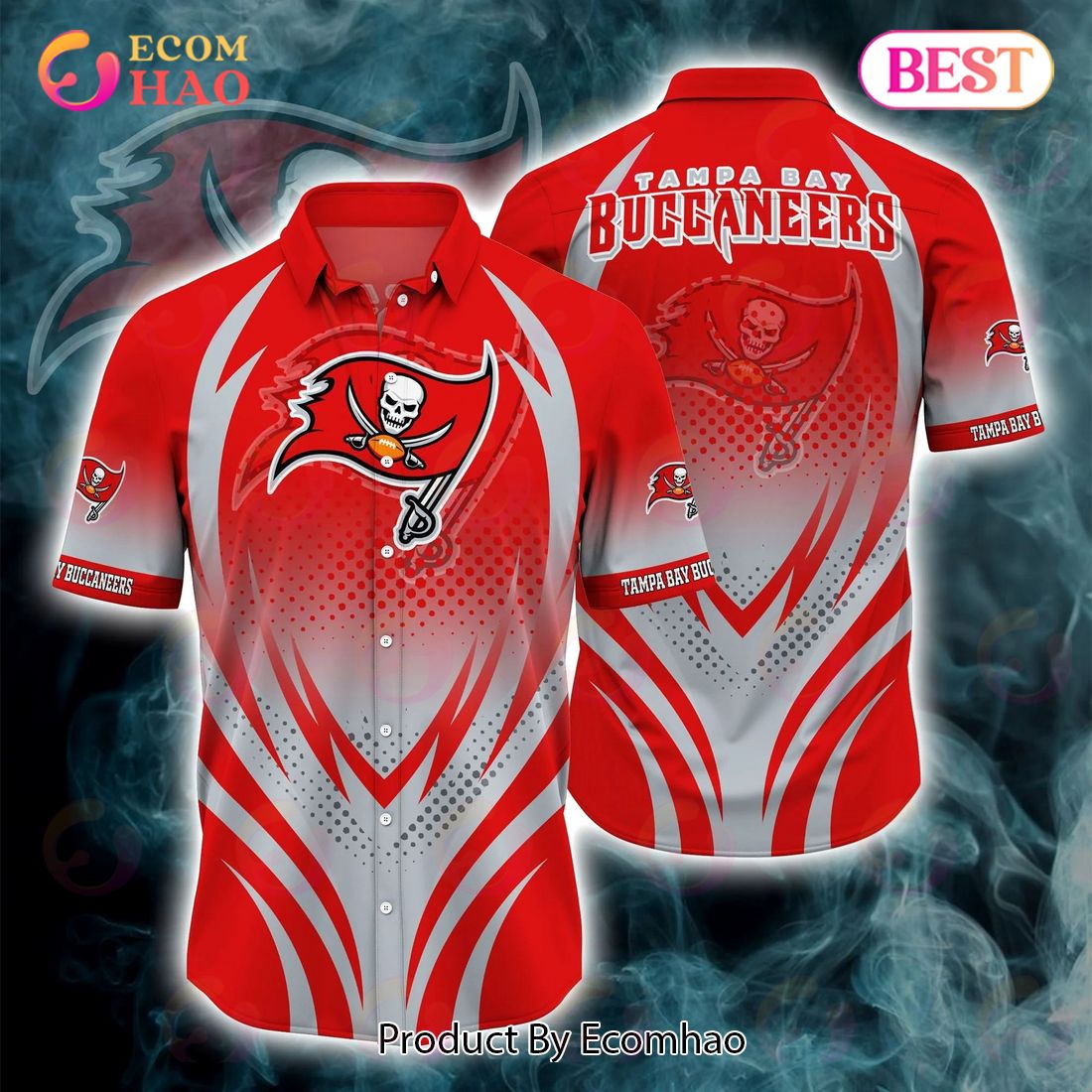 SALE NFL Tampa Bay Buccaneers Button Down Shirt 3D Print