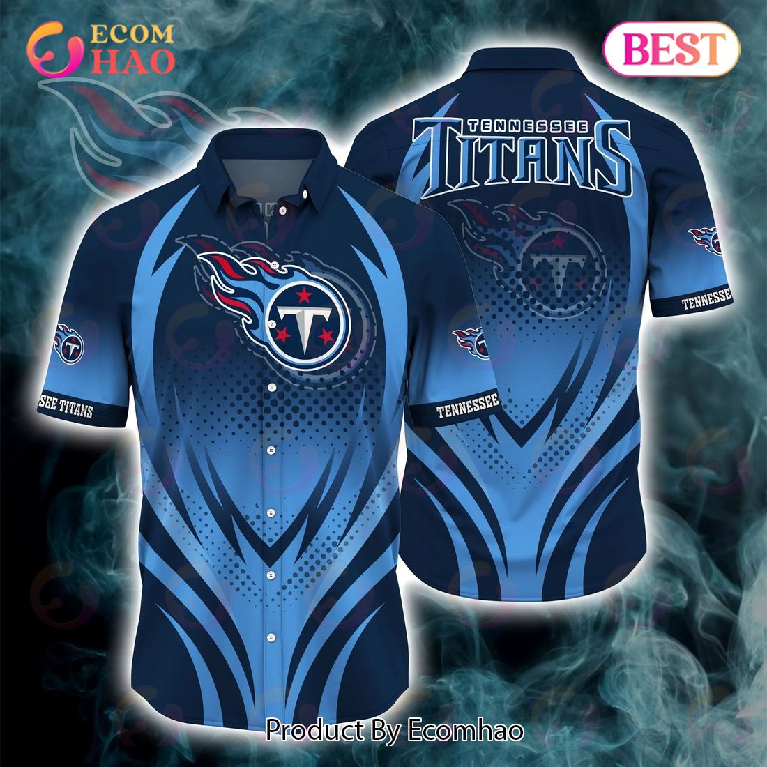 SALE NFL Tennessee Titans Button Down Shirt 3D Print