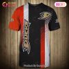 SALE NHL Anaheim Ducks 3D T-Shirt Graffiti Short Sleeve