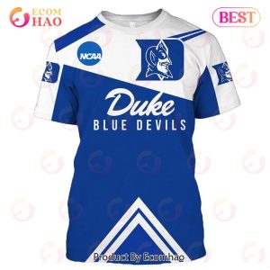 SALE NHL Duke Blue Devils T-shirt 3D Short Sleeve O Neck