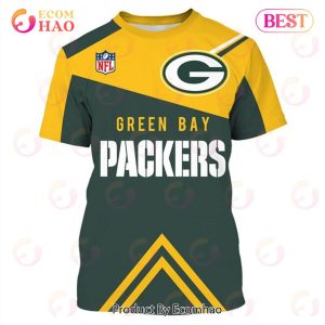 SALE NHL Green Bay Packers 3D T-Shirt Vintage Cheap Short Sleeve O Neck For Fans