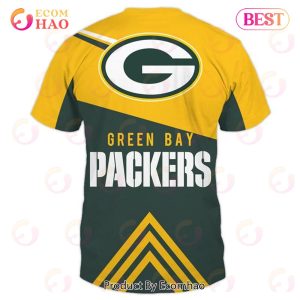 SALE NHL Green Bay Packers 3D T-Shirt Vintage Cheap Short Sleeve O Neck For Fans